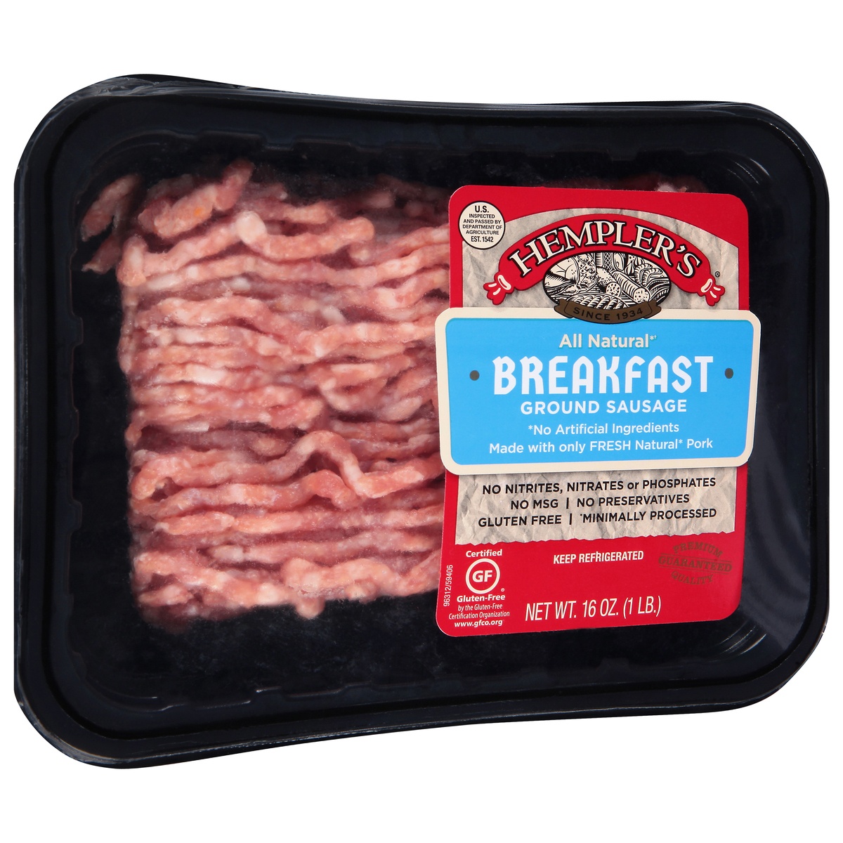 slide 2 of 9, Hempler's Ground Breakfast Sausage, 