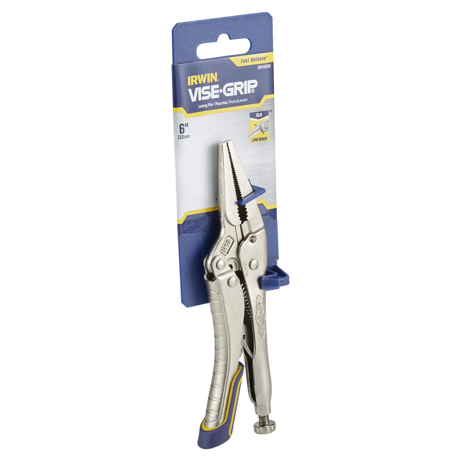 slide 4 of 5, Irwin Vise-Grip 6 Inches Long Nose Locking Pliers 1 ea, 1 ct