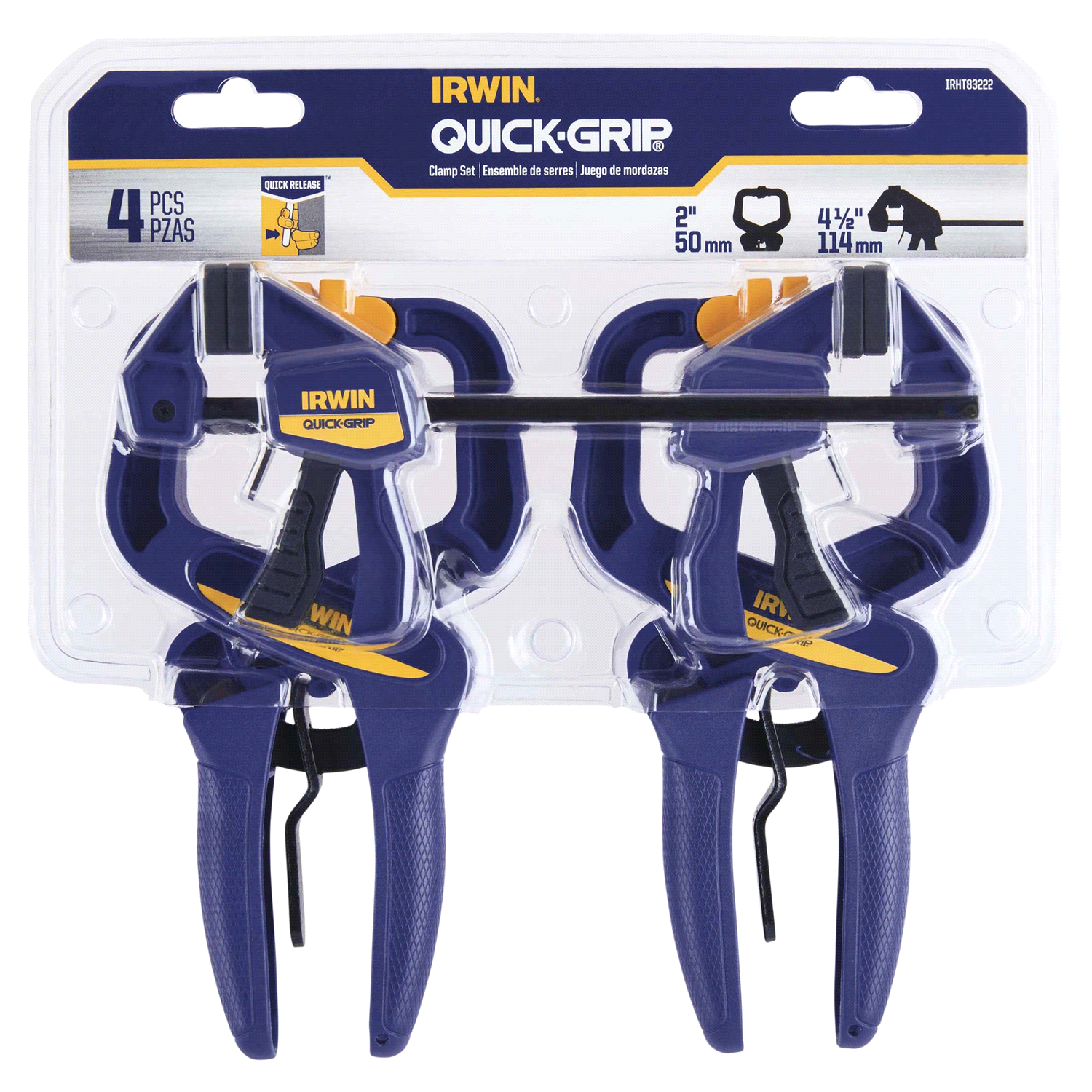 slide 1 of 2, Quick Grip Clamp 4Pk, 1 ct