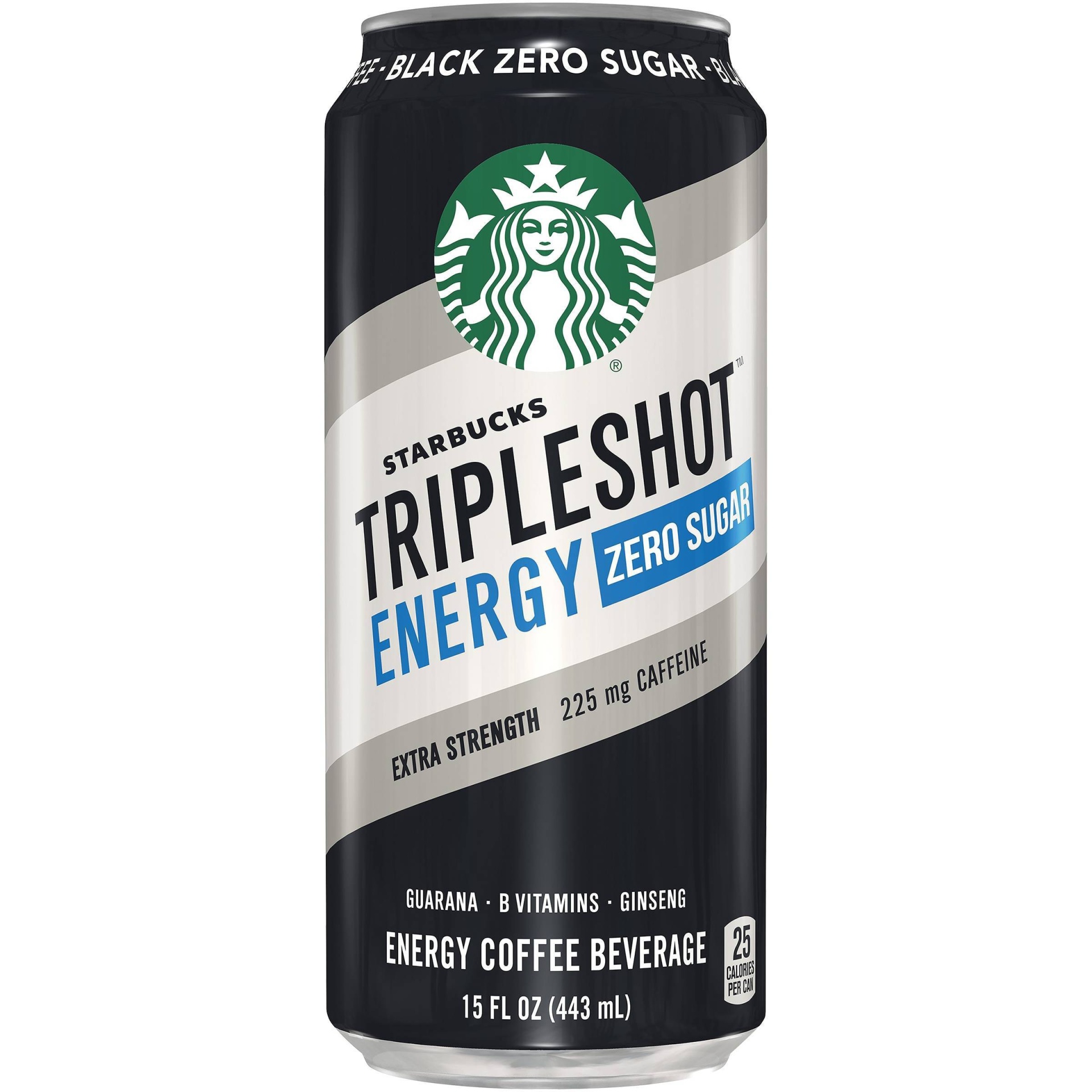 slide 1 of 1, Starbucks Triple Shot Energy Coffee Beverage Energy Zero Sugar Black - 15 oz, 15 oz