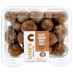 Clyde's Glazed Pumpkin Donut Holes