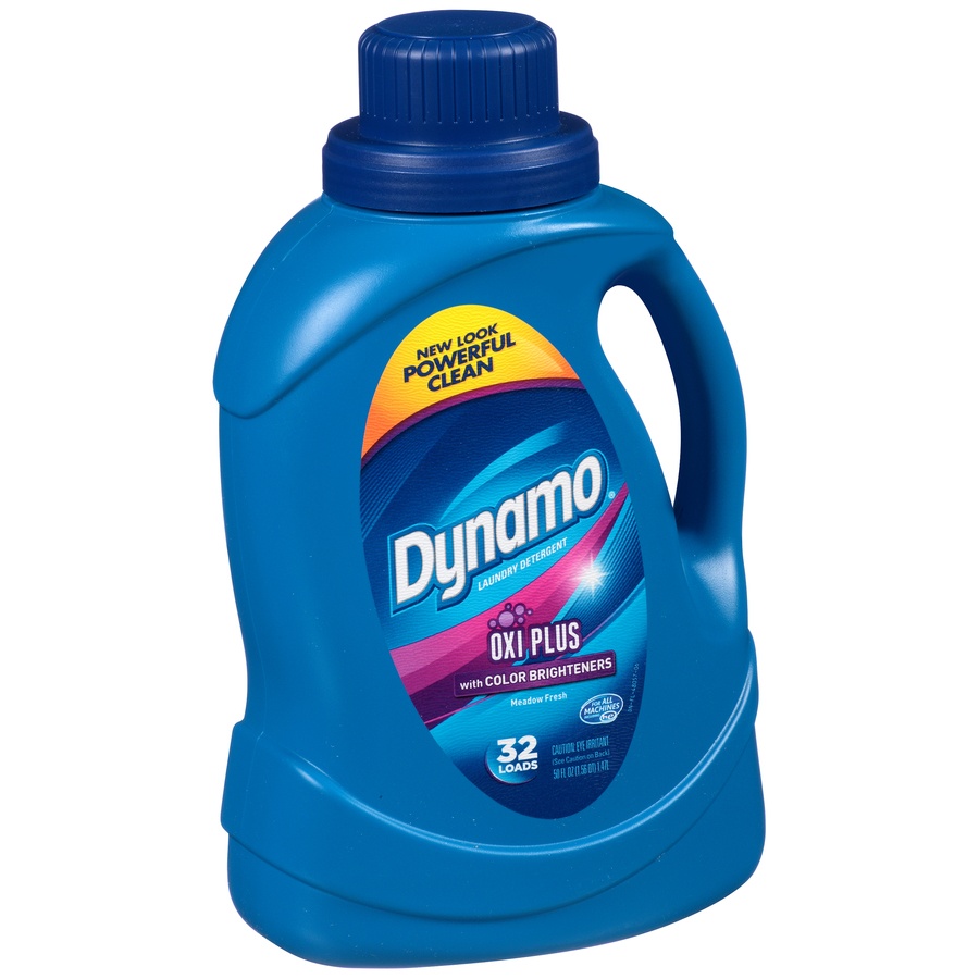 slide 2 of 7, Dynamo Laundry Detergent - Ultra With Oxi-Plus Waterfall Scent, 50 fl oz