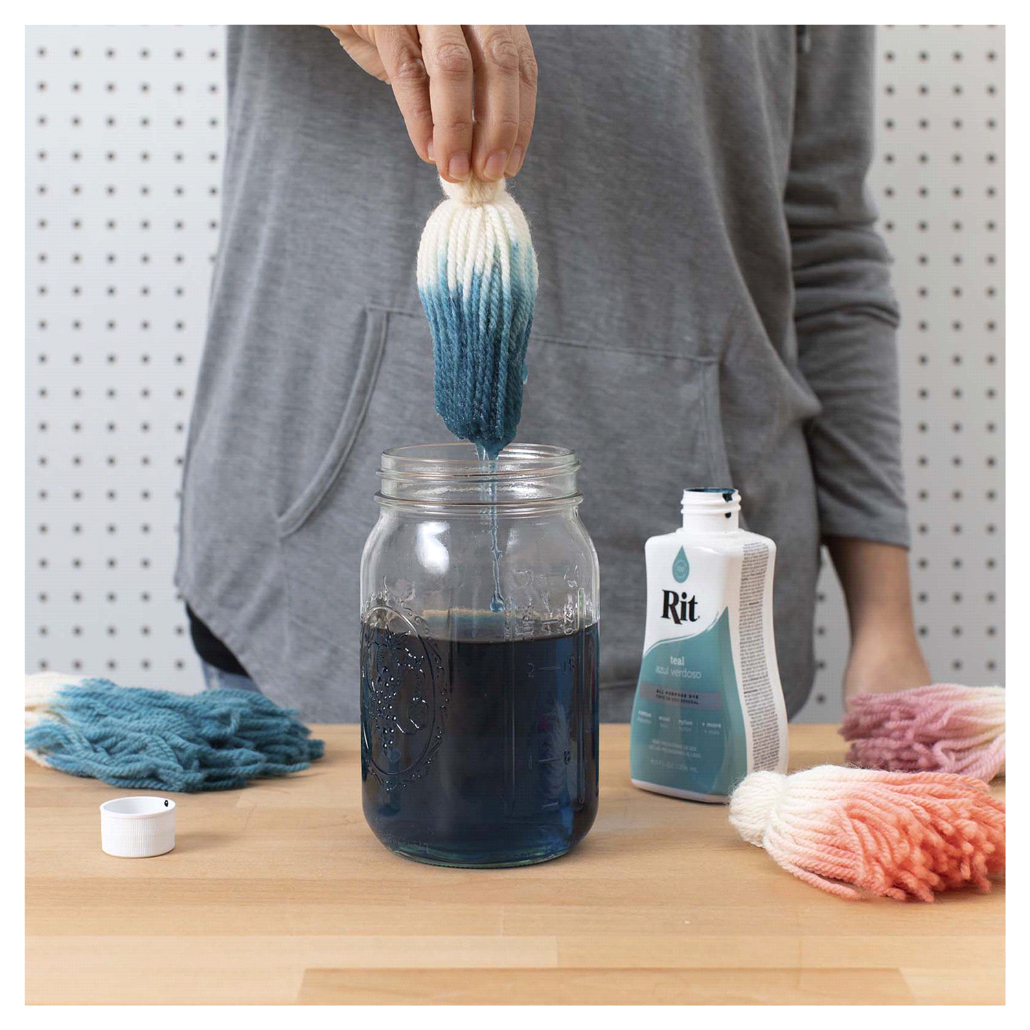 slide 3 of 5, Rit Dye Liquid Teal, 8 oz