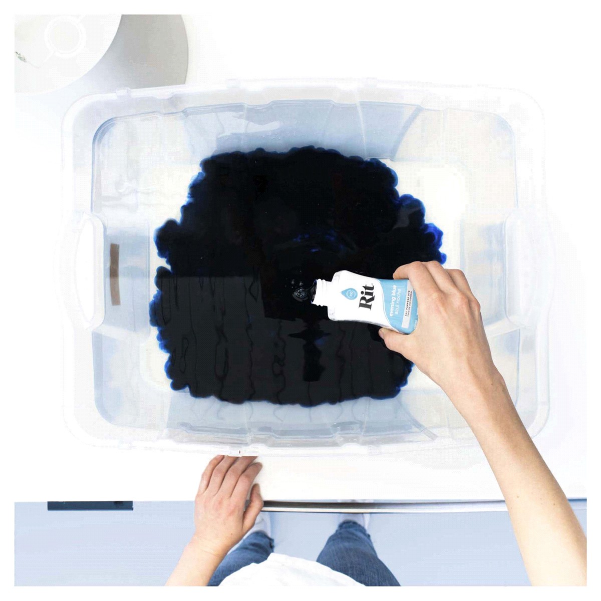 slide 3 of 4, Rit Dye Liquid Evening Blue, 8 oz