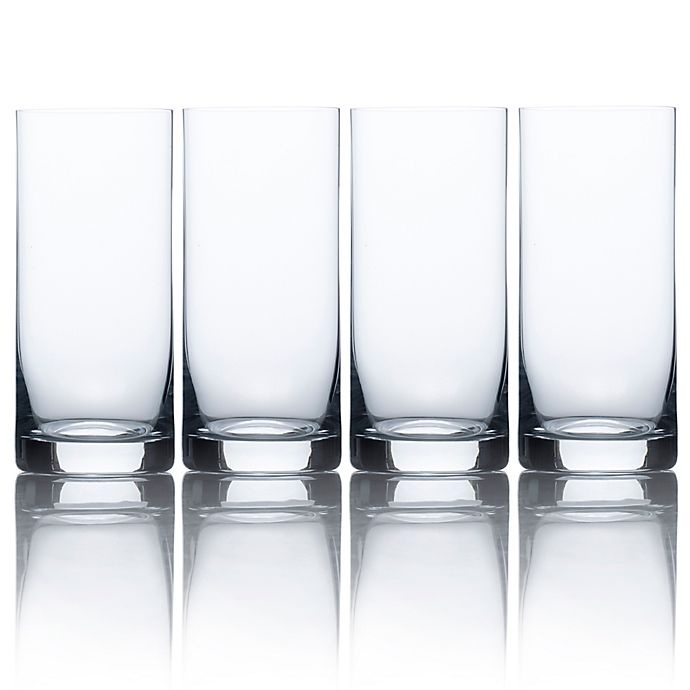 slide 2 of 2, Mikasa Laura Double Highball Glass, 4 ct