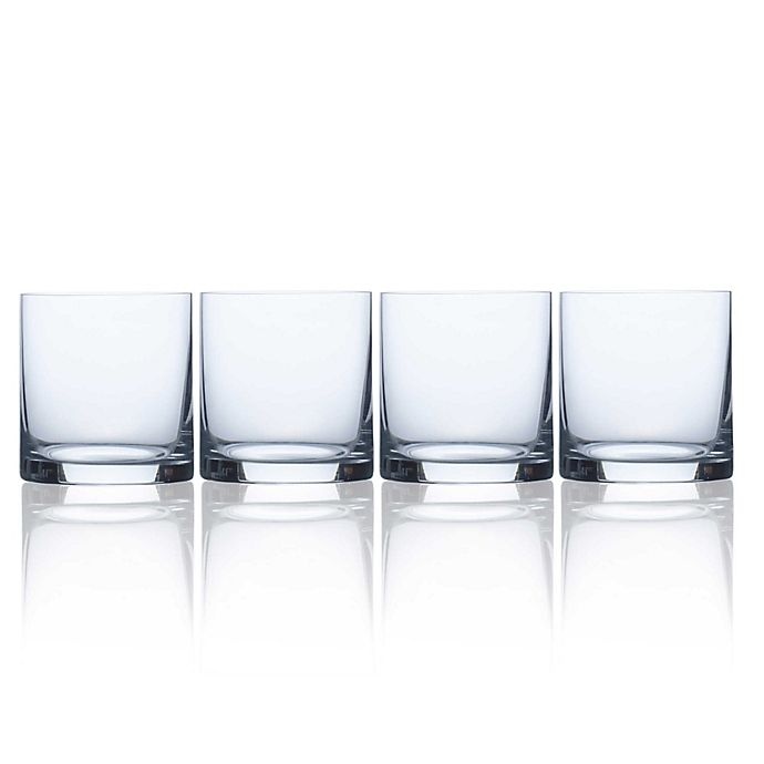 slide 3 of 3, Mikasa Laura Double Old Fashioned Glasses, 4 ct