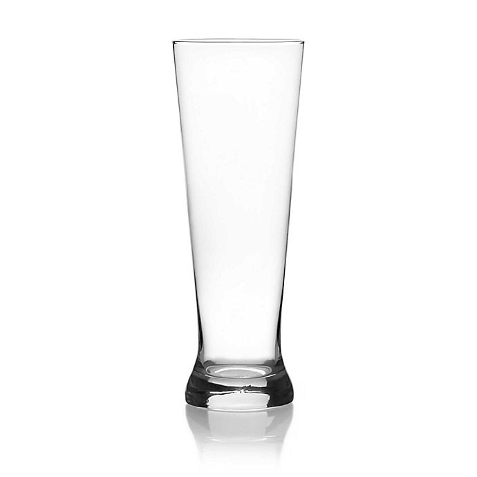 slide 2 of 3, Mikasa Laura Pilsner Glass, 4 ct