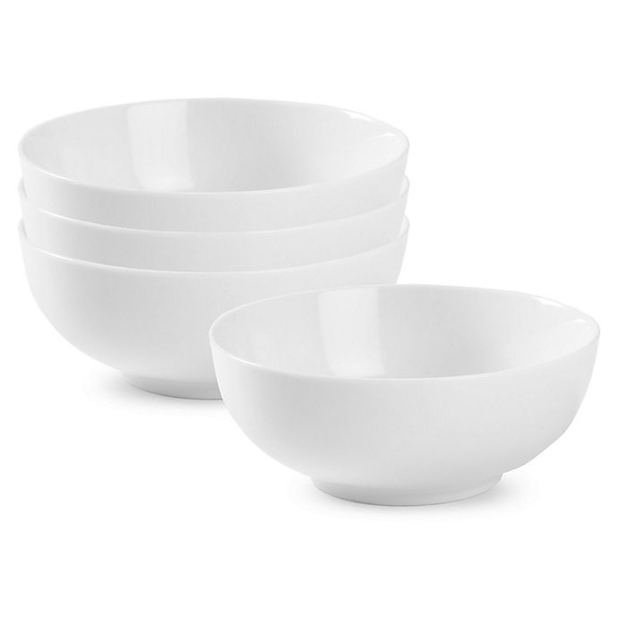 slide 2 of 3, Everyday White by Fitz and Floyd Rim Cereal Bowls, 4 ct