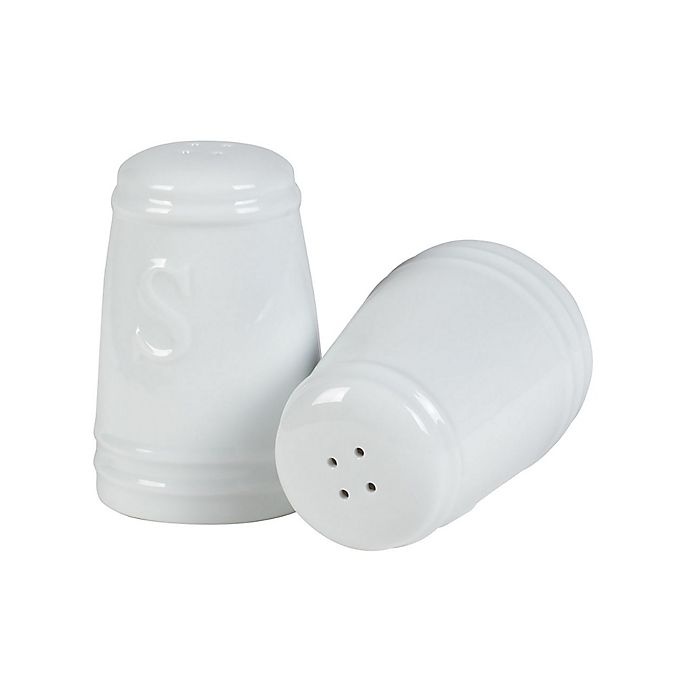 slide 2 of 2, Everyday White by Fitz and Floyd Bistro Salt and Pepper Shakers, 1 ct