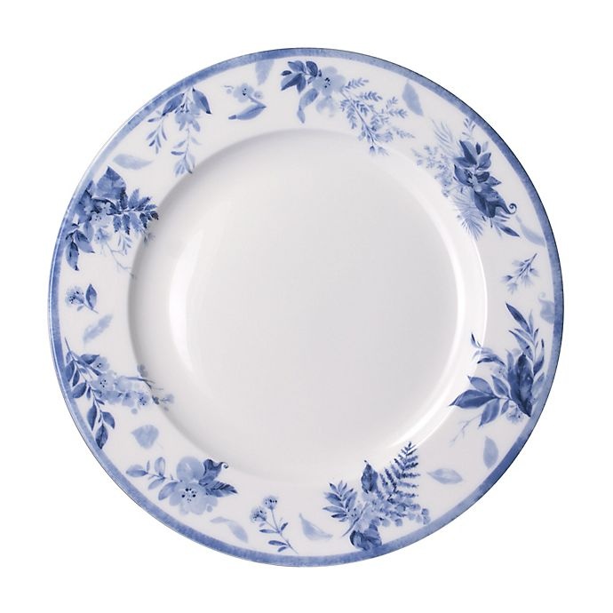 slide 3 of 6, Mikasa Kiley Dinnerware Set - White/Blue, 16 ct