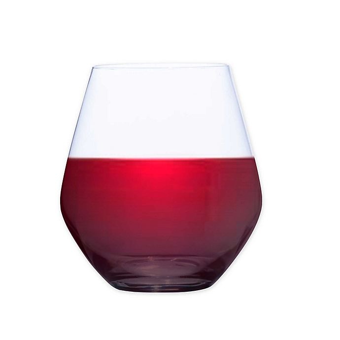 slide 2 of 3, Mikasa Gianna Ombre Smoke Stemless Wine Glasses, 4 ct