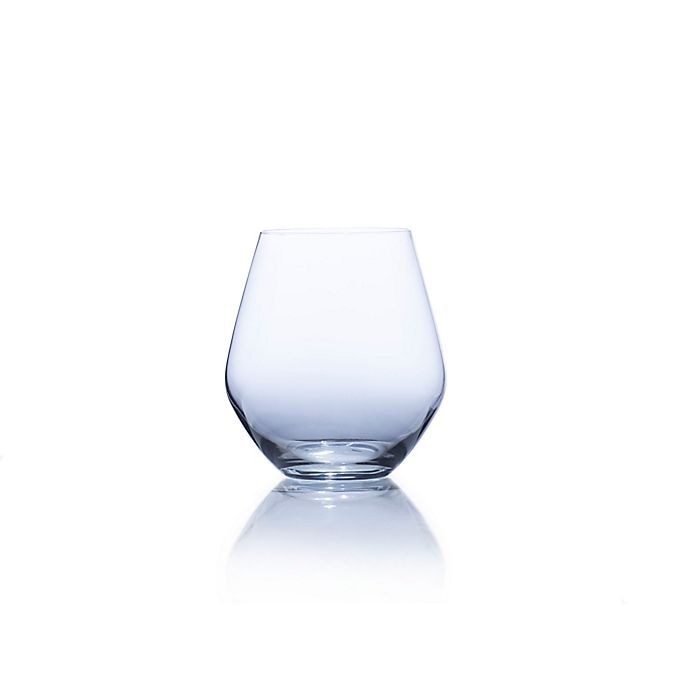 slide 1 of 3, Mikasa Gianna Ombre Smoke Stemless Wine Glasses, 4 ct