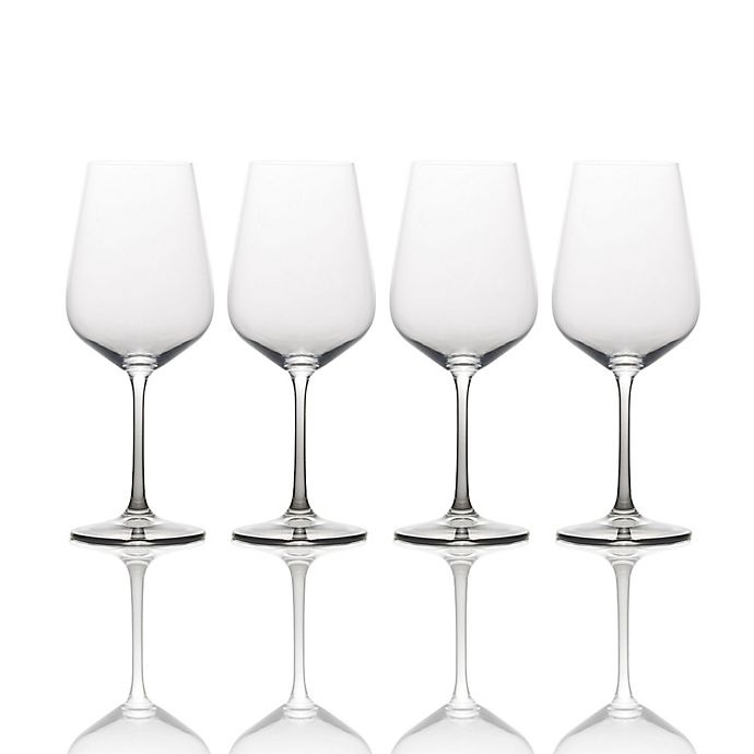 slide 2 of 2, Mikasa Gianna Ombre Smoke Red Wine Glasses, 4 ct