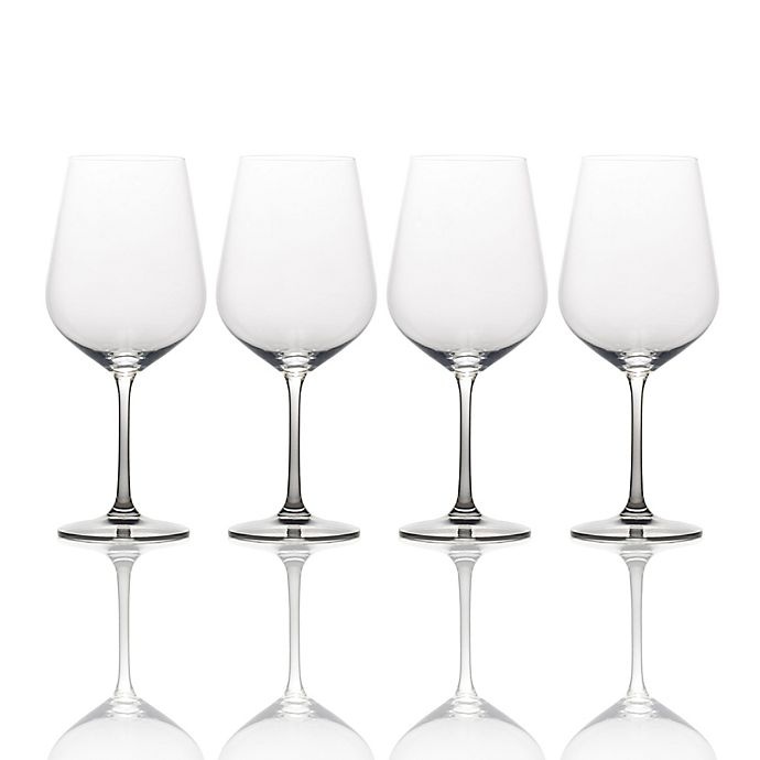 slide 2 of 2, Mikasa Gianna Ombre Smoke White Wine Glasses, 4 ct