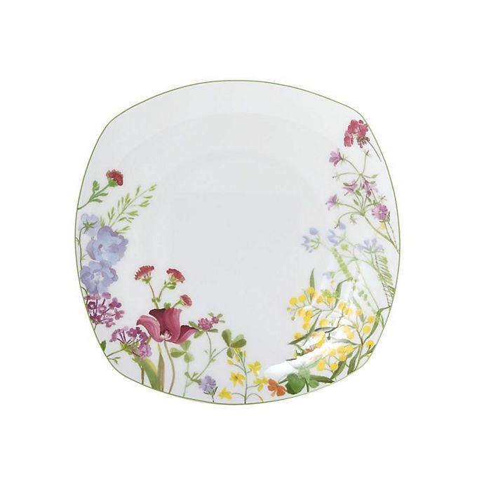 slide 2 of 5, Mikasa Wildflower Garden Square Dinnerware Set, 16 ct