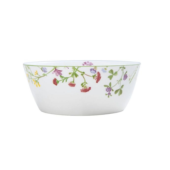 slide 5 of 5, Mikasa Wildflower Garden Square Dinnerware Set, 16 ct