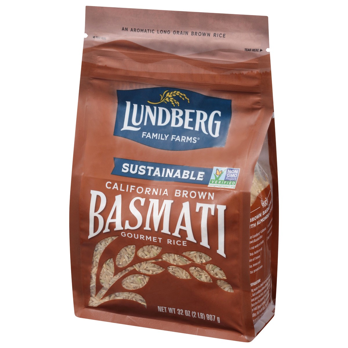 slide 3 of 9, Lundberg Family Farms Sustainable California Brown Basmati Gourmet Rice 32 oz, 
