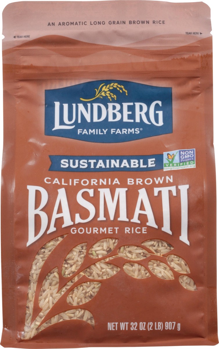 slide 6 of 9, Lundberg Family Farms Sustainable California Brown Basmati Gourmet Rice 32 oz, 