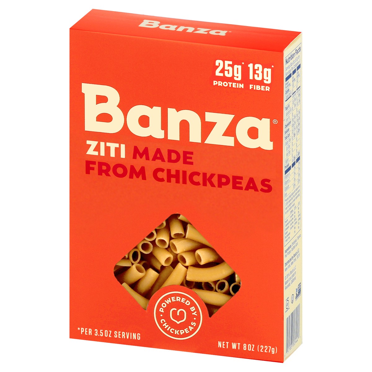 slide 3 of 9, Banza Ziti Chickpea Pasta, 8 oz