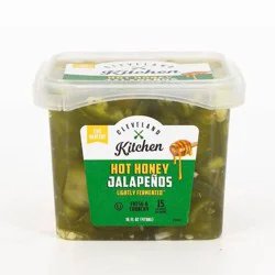 Cleveland Kitchen Lightly Fermented Hot Honey Jalapenos 16 fl oz