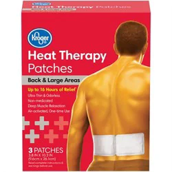 Kroger Back & Large Areas Heat Therapy Patches