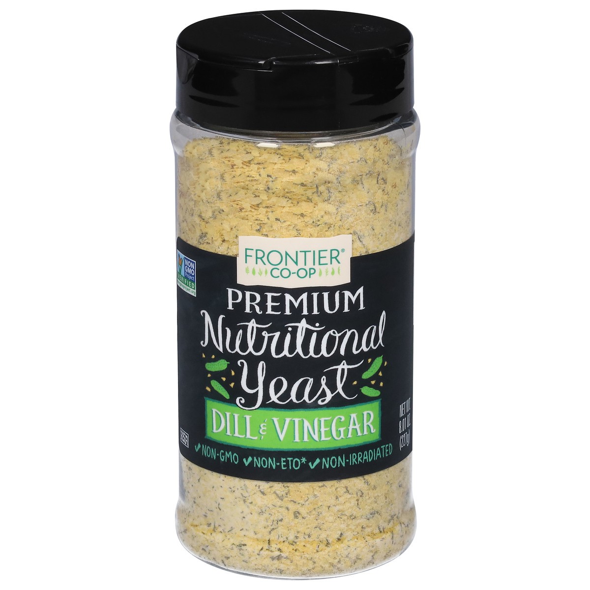 slide 14 of 14, Frontier Co-Op Premium Dill & Vinegar Nutritional Yeast 8.01 oz, 8.01 oz