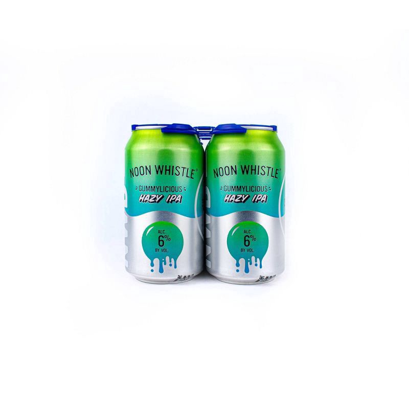 slide 2 of 3, Noon Whistle Brewing Gummylicious Hazy IPA - 6pk/12 fl oz Cans, 64 fl oz