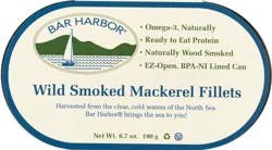Bar Harbor Wild Smoked Mackerel Fillets 6.7 oz