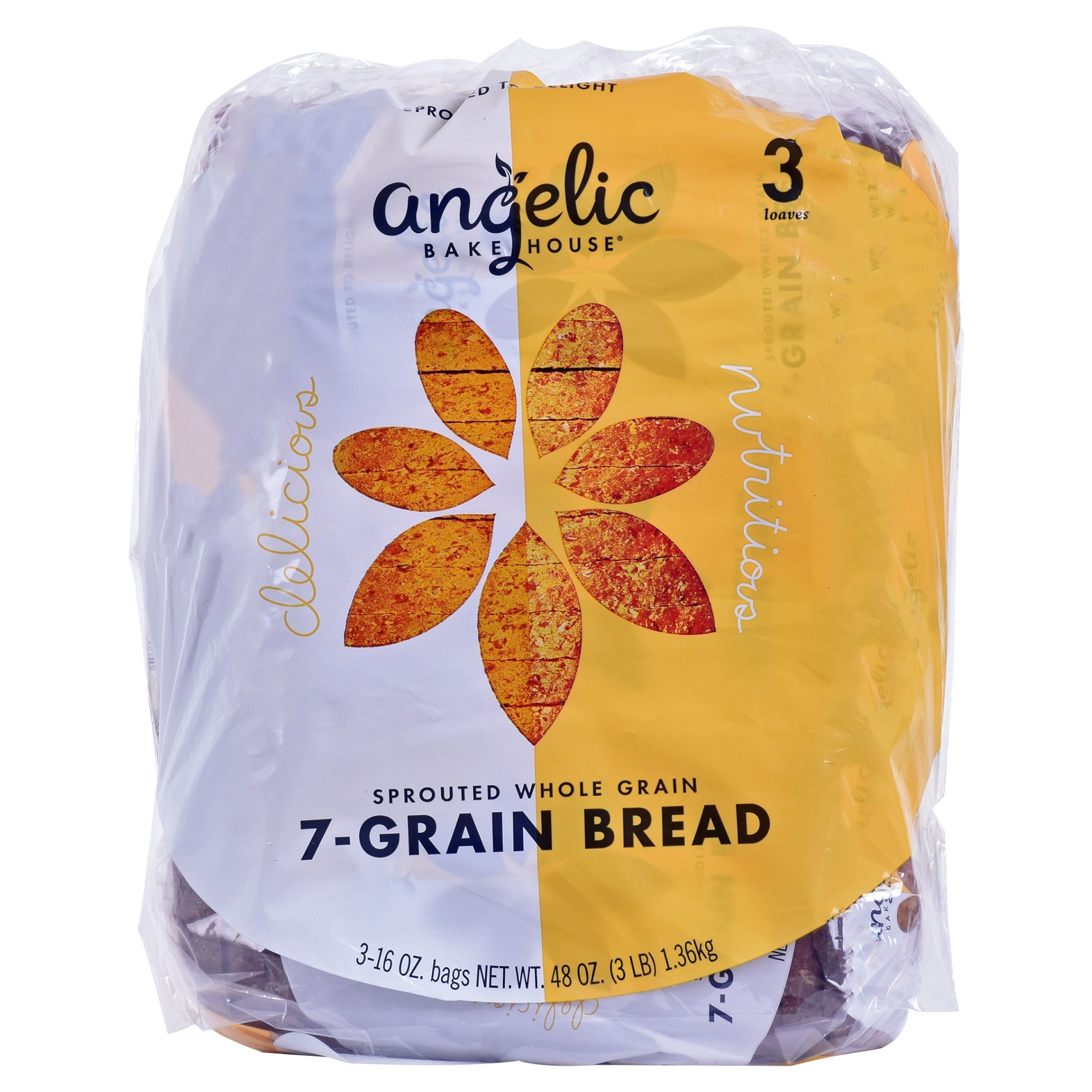 slide 1 of 2, Angelic Bakehouse Sprouted 7 Grain Bread, 