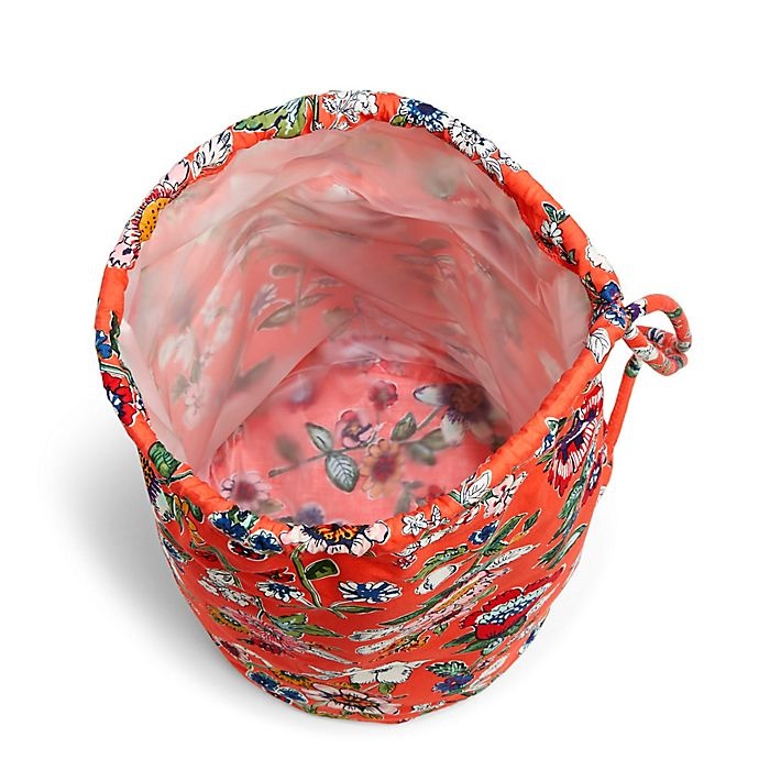 slide 2 of 2, Vera Bradley Iconic Ditty Bag - Coral Floral, 1 ct