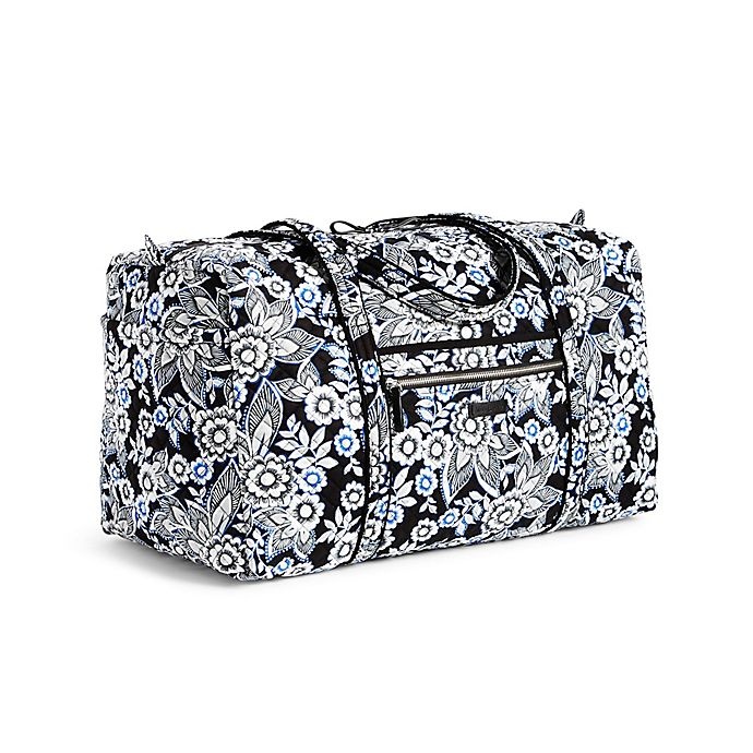 slide 3 of 4, Vera Bradley Iconic Large Duffel Bag - Snow Lotus, 1 ct