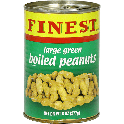 slide 1 of 1, Finest Boiled Peanuts, Large, Green, 8 oz