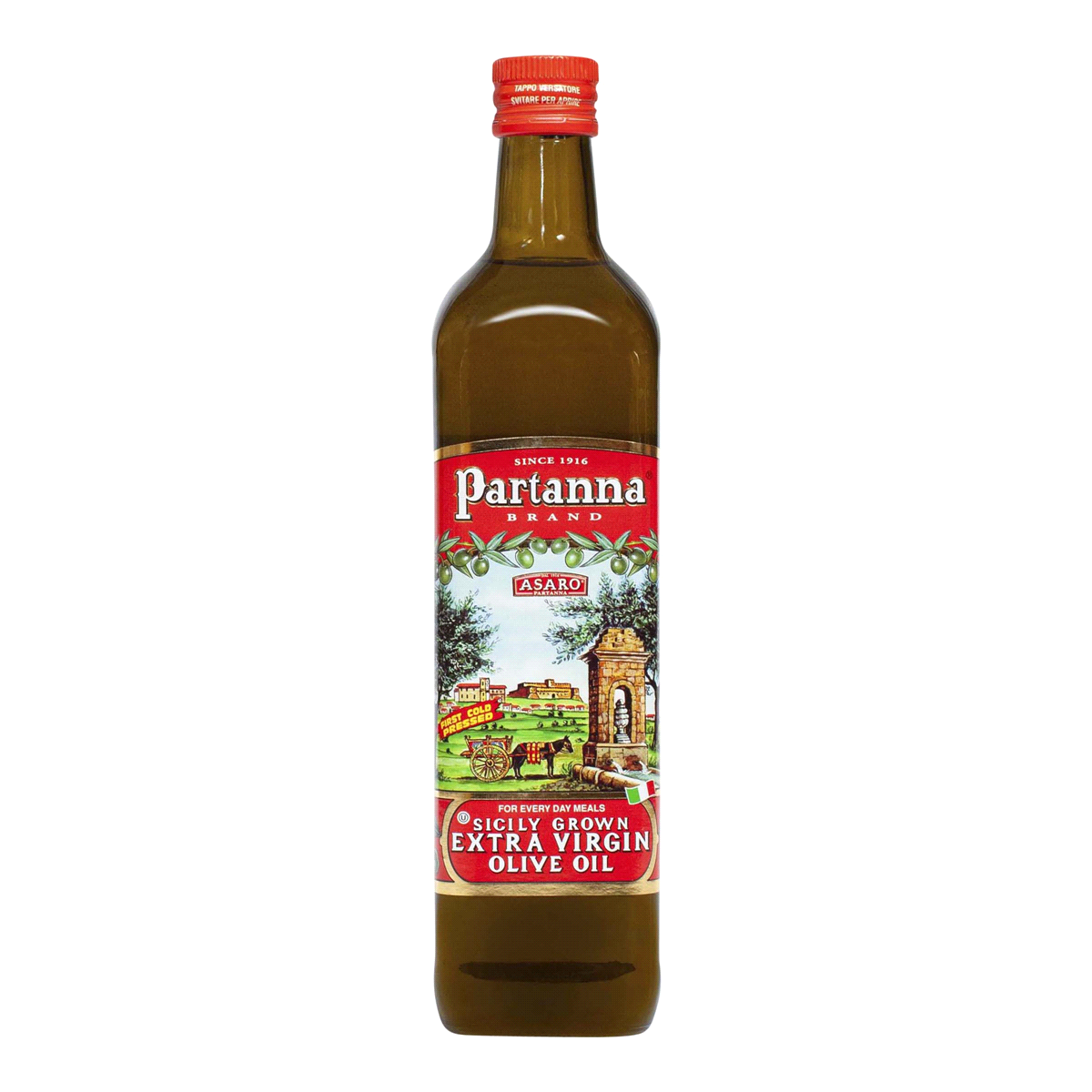 slide 1 of 1, Partanna Olive Oil, Extra Virgin, Sicily Grown, 25.5 oz