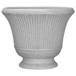 Pedestal Planter, 15.9 in x 12.9 in, Stone