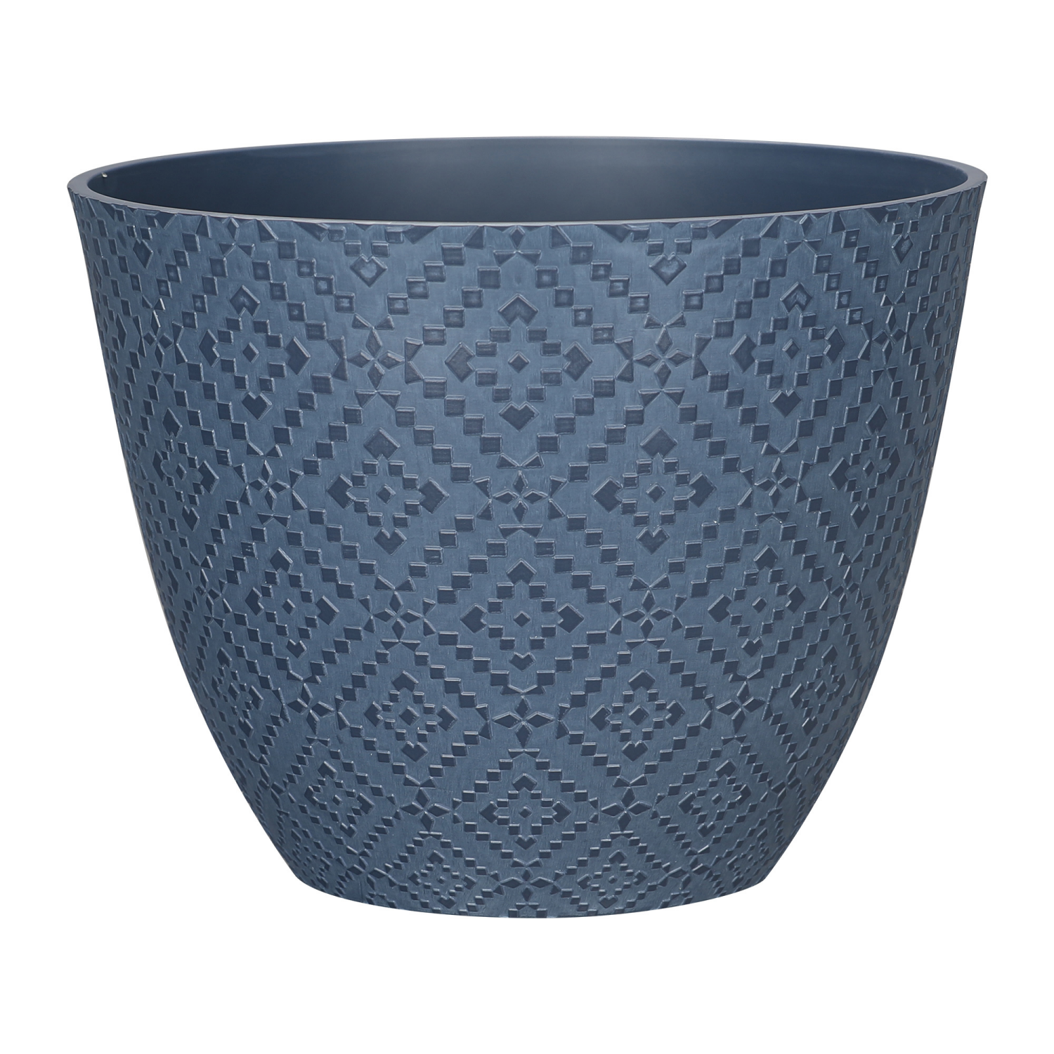 slide 1 of 4, Dylan Wash Finish Planter, 14.6 in x 11.3 in, Blue, 14.6 in