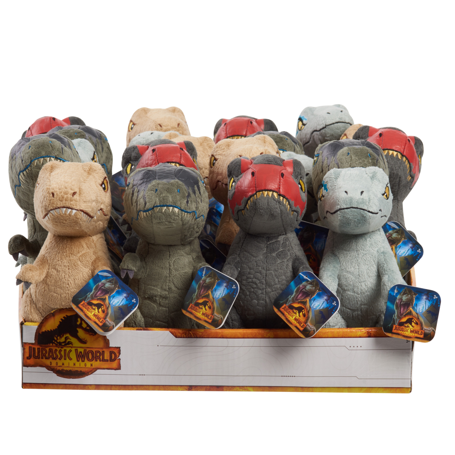 slide 1 of 2, Jurassic World 7-inch Small Plush Dinosaur Assortment, Each Sold Separately, Stuffed Animal, 1 ct