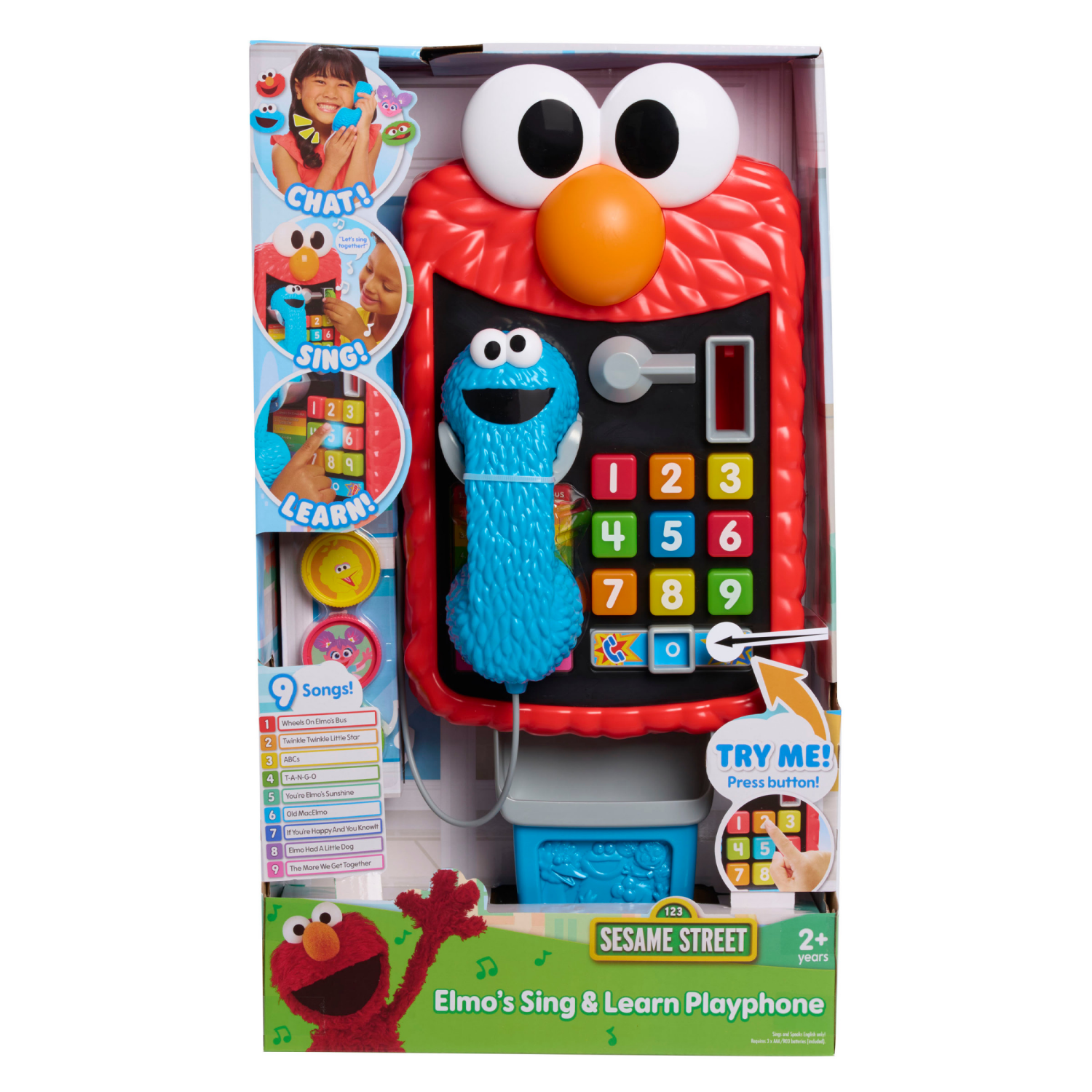 slide 1 of 3, Sesame Street Payphone Karaoke, 1 ct