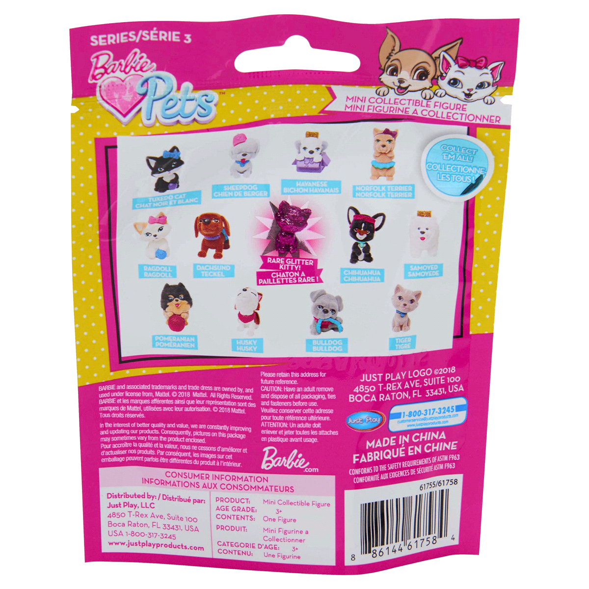 slide 2 of 3, Barbie Pets Blind Bag Figures, 1 ct