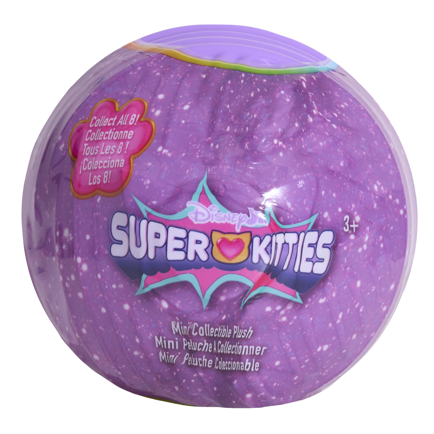 slide 2 of 2, Disney Junior SuperKitties Mini Collectible Capsule Plush, Mystery 3.5-inch Stuffed Animal, 1 ct