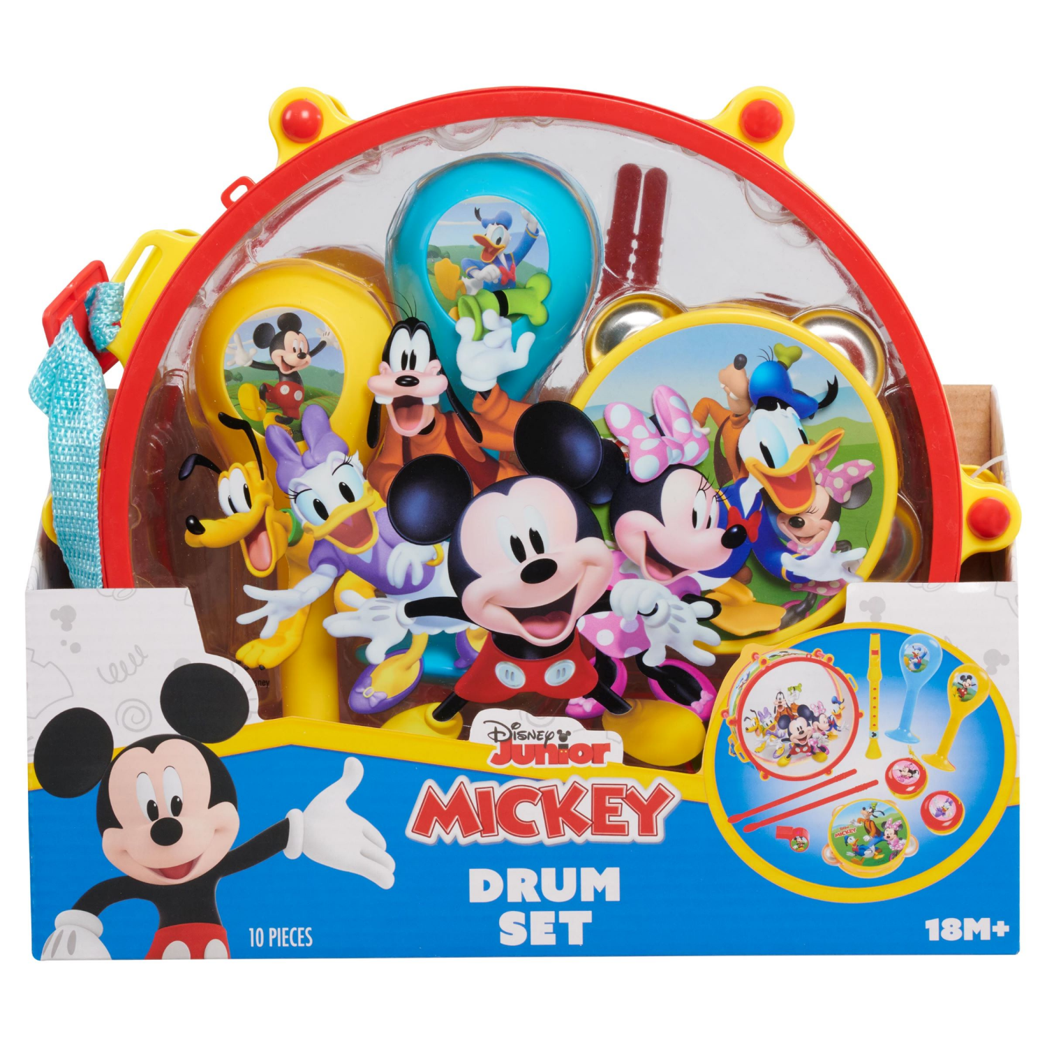 slide 1 of 2, Disney Drum Set, 1 ct