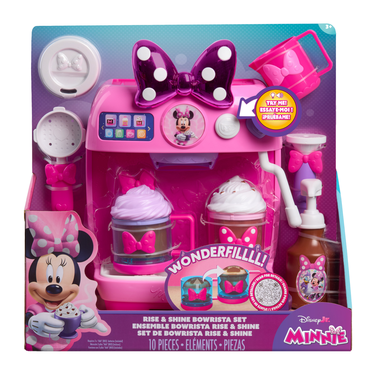slide 1 of 2, Minnie Mouse Barista Kitchens Toy Set - 8pk, 8 ct