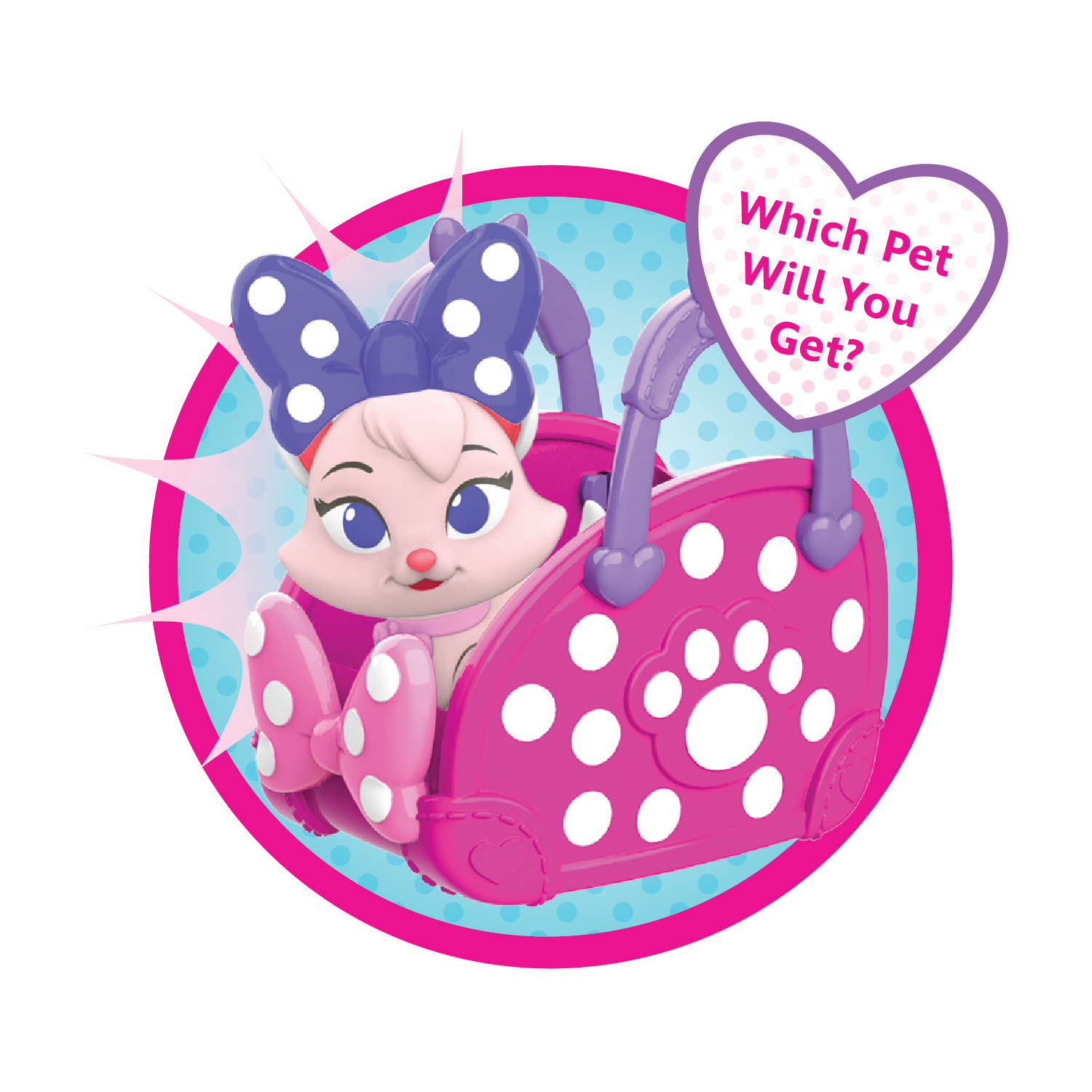 slide 4 of 5, Minnie Mouse Polka Dot Pets, 1 ct