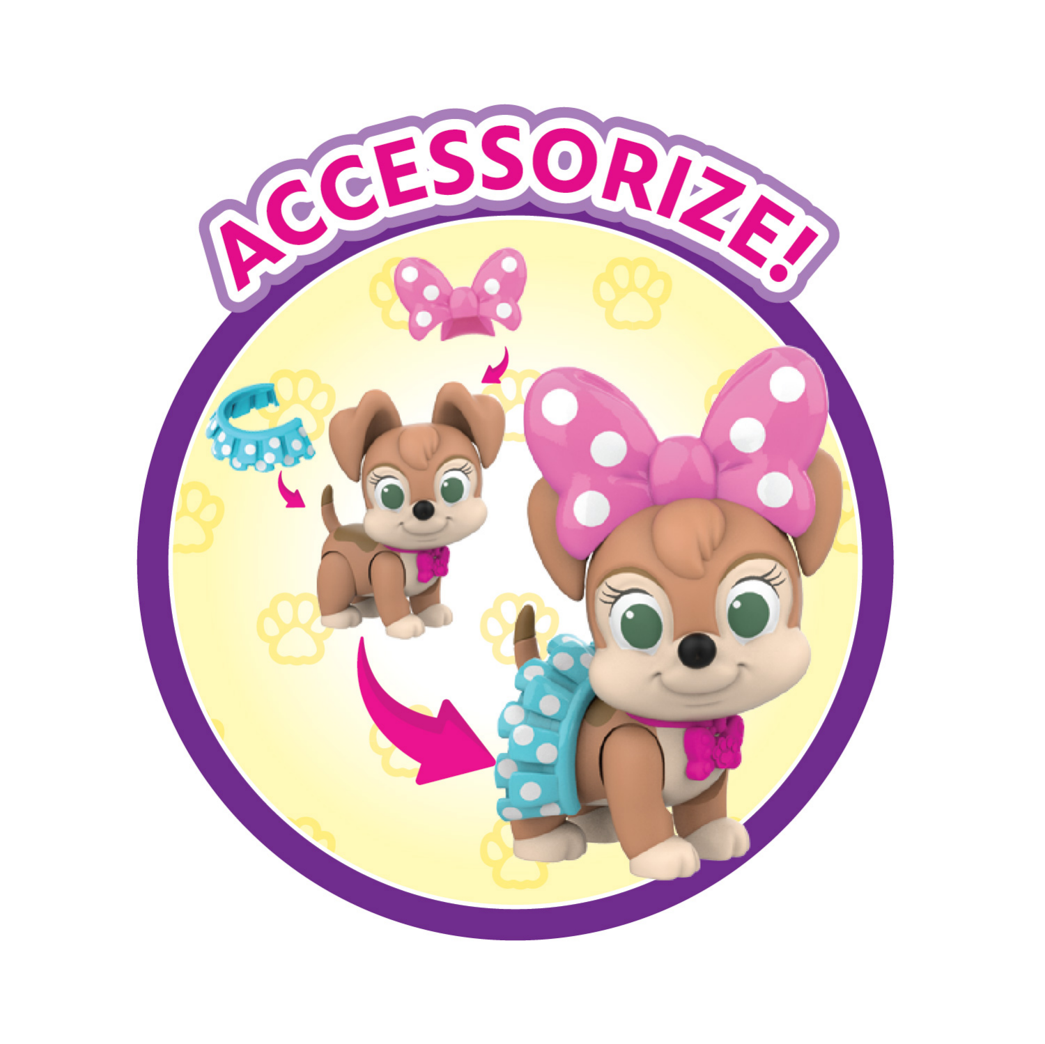 slide 5 of 5, Minnie Mouse Polka Dot Pets, 1 ct