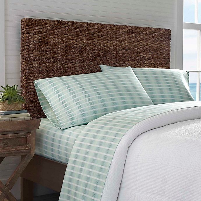 slide 1 of 2, Tommy Bahama Off The Grid Queen Sheet Set In Green, 1 ct