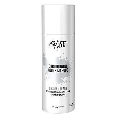 slide 1 of 1, Splat Conditioning Gloss Masque Crystal Clear, 6 oz