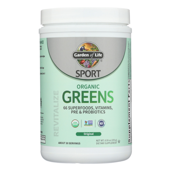 slide 1 of 1, Garden Of Life Original Greens Powder, 255 gram