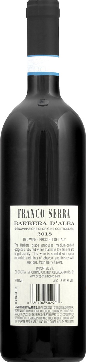 slide 9 of 9, Franco Serra Red Wine 705 ml, 705 ml