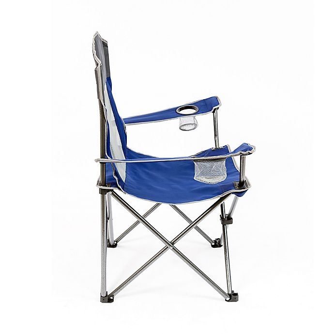 slide 4 of 9, Mac Sports X-Large Folding Chair - Blue, 1 ct