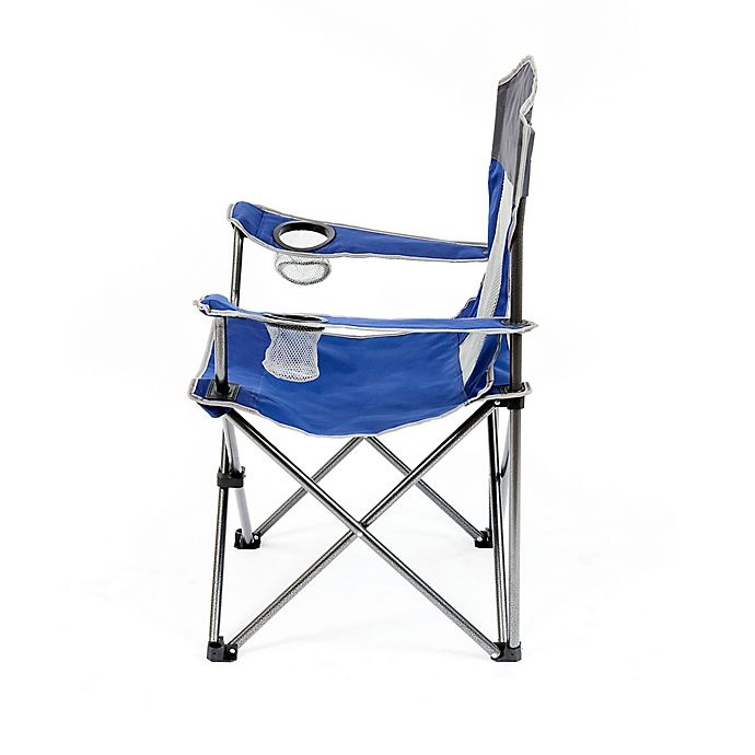 slide 6 of 9, Mac Sports X-Large Folding Chair - Blue, 1 ct