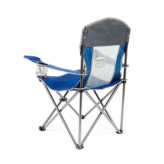 slide 9 of 9, Mac Sports X-Large Folding Chair - Blue, 1 ct